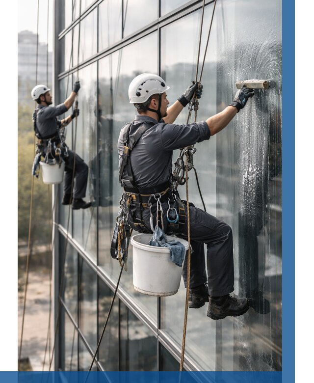 Мойка сплошного остекления в Лысьве, заказать от 308 р.| ВЫСОТНИК-Лсь