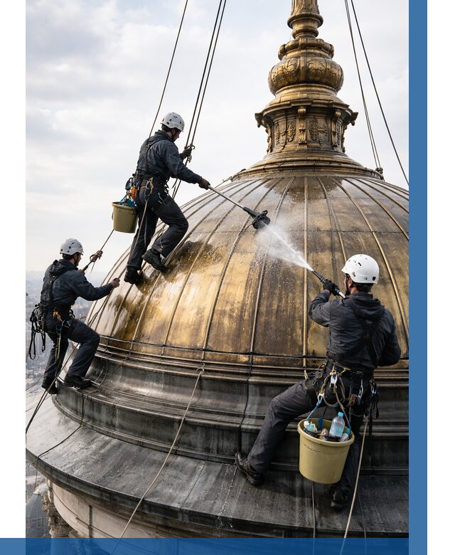 Мойка куполов и шпилей в Лысьве от 8206 р. - заказать | ВЫСОТНИК-Лсь