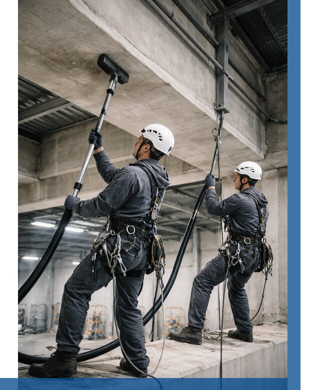 Обеспыливание потолочных конструкций в Лысьве от 256 р. |ВЫСОТНИК-Лсь