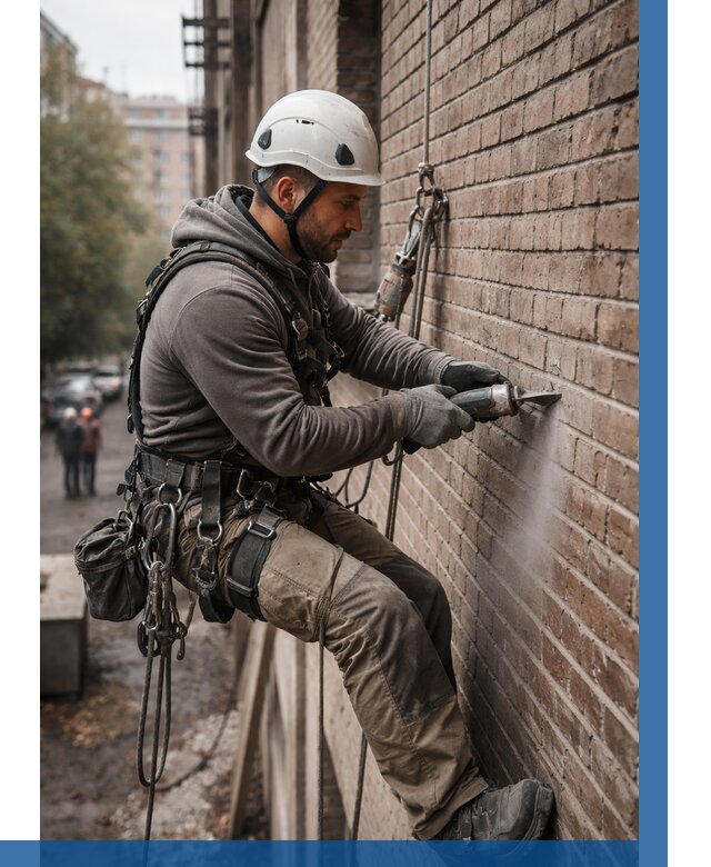 Расшивка кирпичных швов в Лысьве от 615 р. | ВЫСОТНИК-Лсь