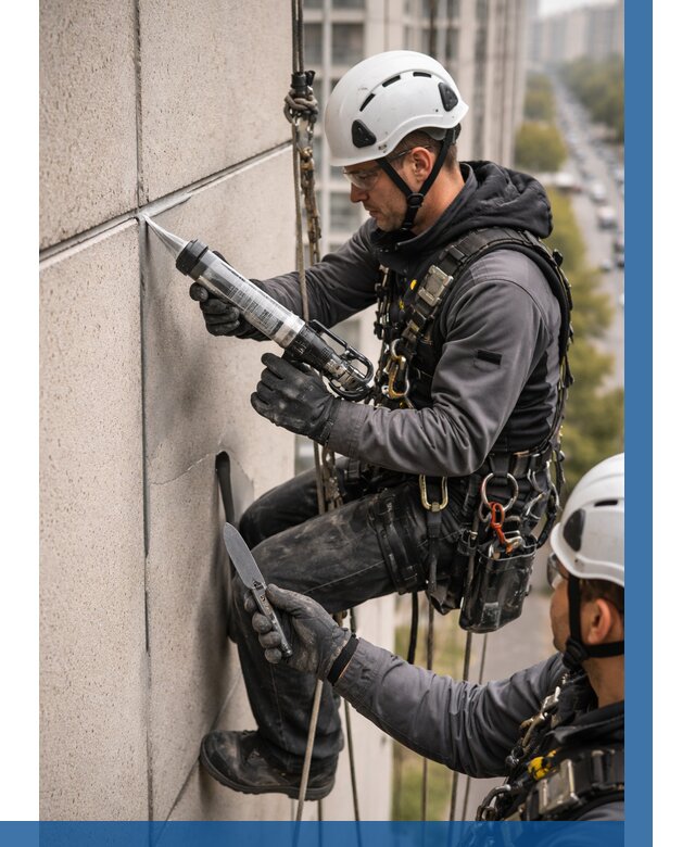 Первичная герметизация швов в Лысьве от 615 р. | ВЫСОТНИК-Лсь