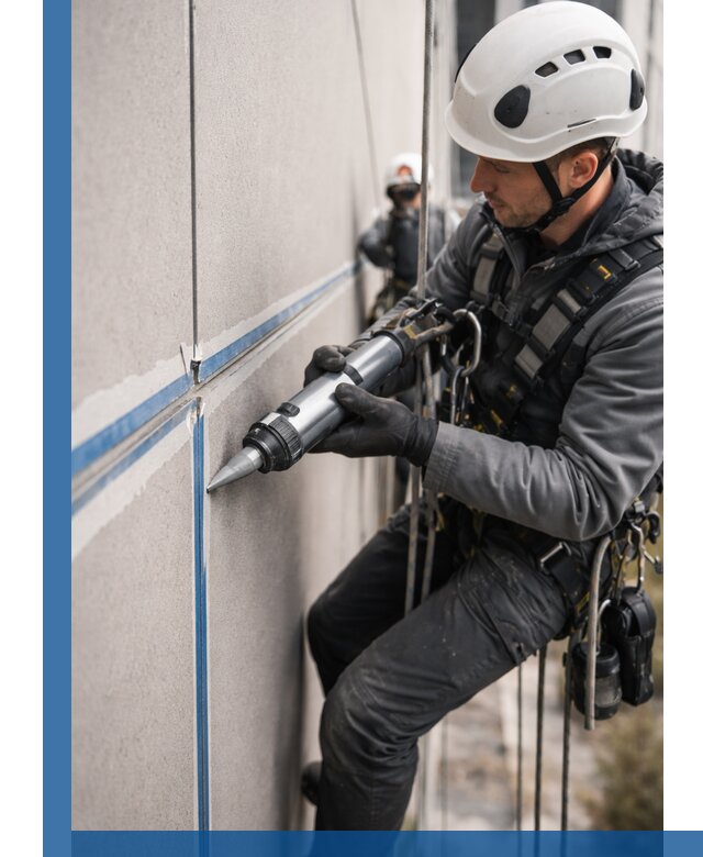 Герметизация стыков фасадных панелей в Лысьве качественно и быстро