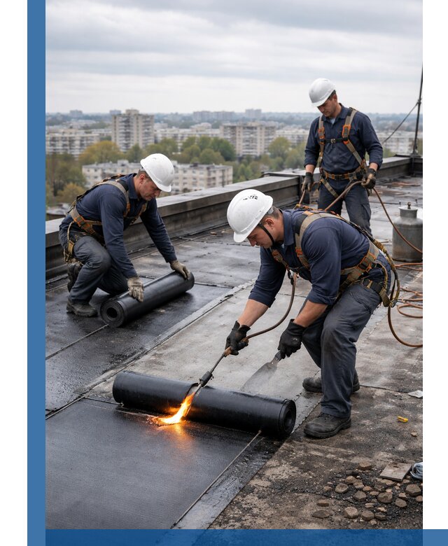 Ремонт наплавляемой кровли в Лысьве качественно и надежно