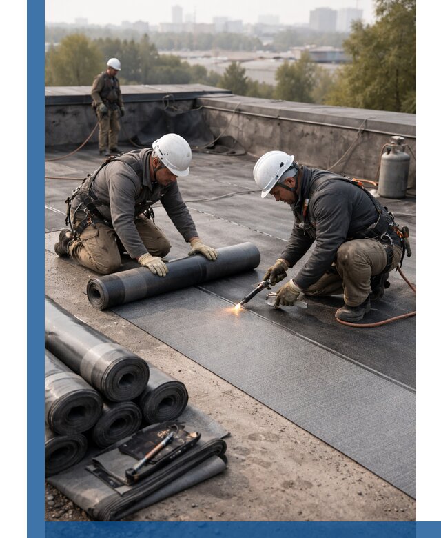 Монтаж мягкой кровли в Лысьве профессионально и надежно