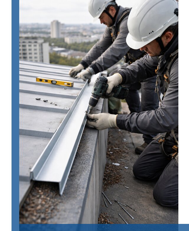 Монтаж капельника на кровле в Лысьве с гарантией качества