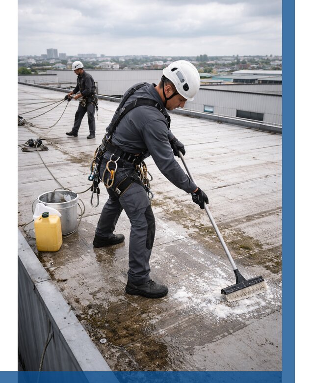 Очистка крыши по графику в Лысьве от 7693 р. | ВЫСОТНИК-Лсь