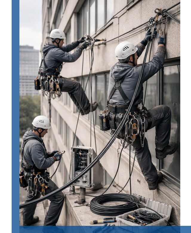 Прокладка оптоволоконного кабеля в Лысьве под ключ с тестированием