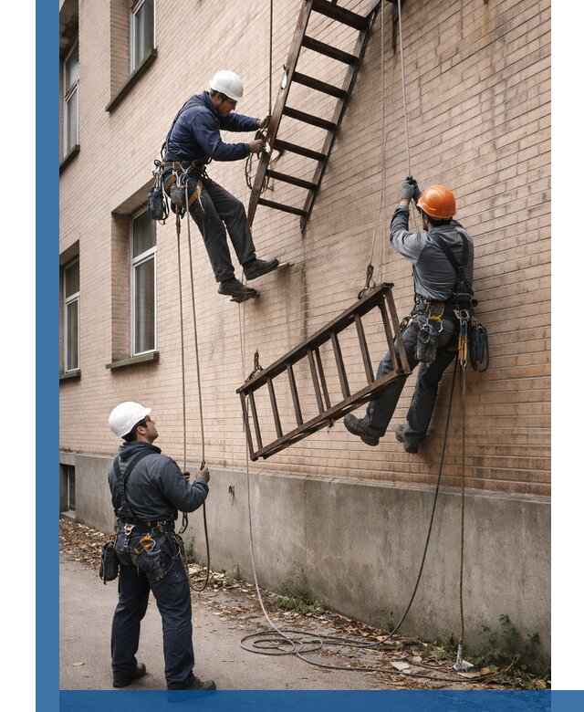 Демонтаж пожарной лестницы в Лысьве быстро и безопасно