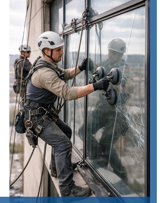 Замена стекла в витраже в Лысьве под ключ от 8718 р. | ВЫСОТНИК-Лсь