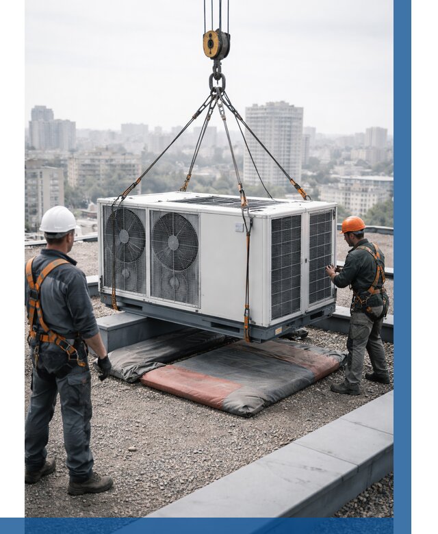 Подъем груза на крышу в Лысьве от 5129 р. | ВЫСОТНИК-Лсь заказать