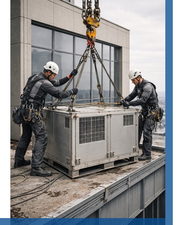 Такелажные работы на высоте в Лысьве от 8206 р. | ВЫСОТНИК-Лсь