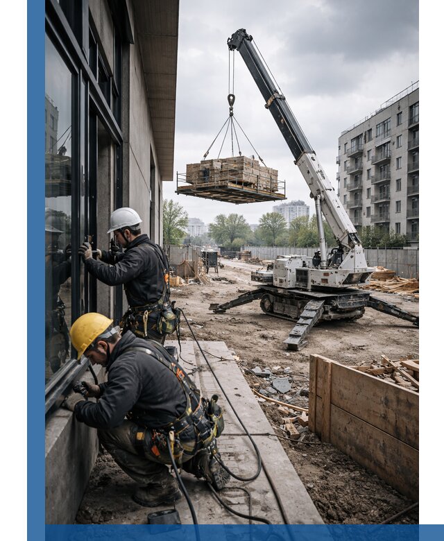 Аренда крана Пионер в Лысьве для строительных работ