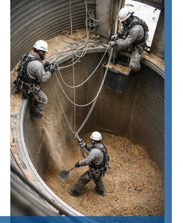 Чистка зерновых бункеров в Лысьве от 12308 р. | ВЫСОТНИК-Лсь