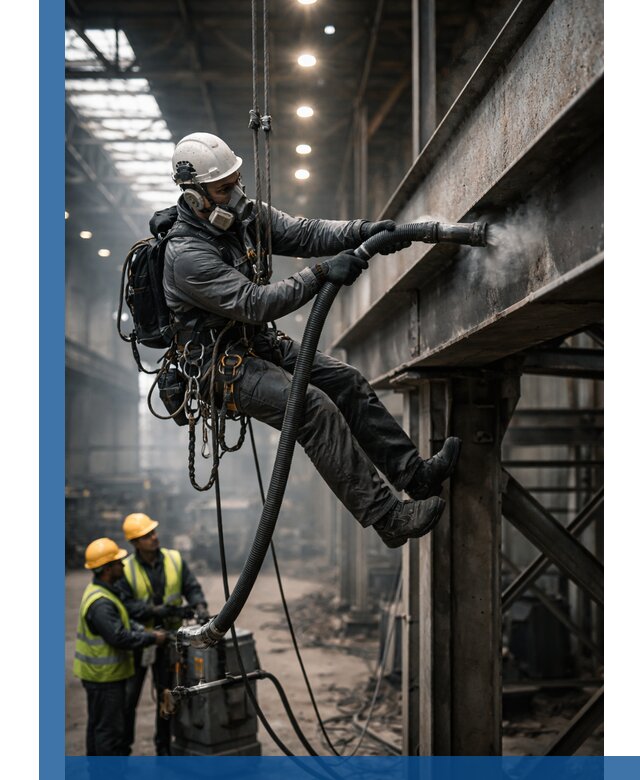 Обеспыливание конструкций в цехах промышленного производства в Лысьве