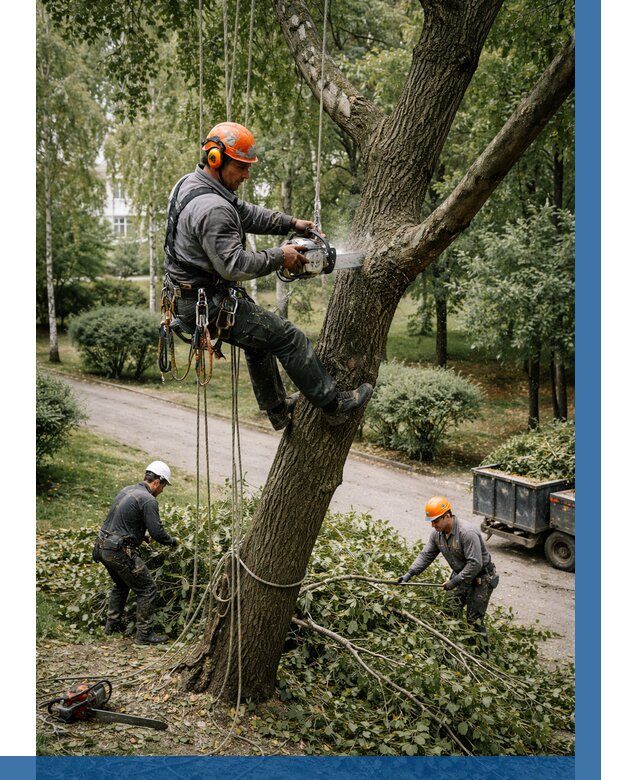 Кронирование деревьев в Лысьве от 6667 р. | ВЫСОТНИК-Лсь