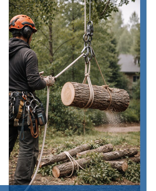 Валка деревьев частями в Лысьве от 7693 р. | ВЫСОТНИК-Лсь