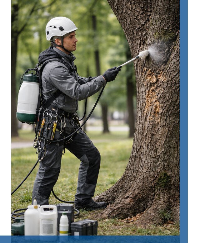 Обработка деревьев от вредителей в Лысьве от 4616 р. | ВЫСОТНИК-Лсь