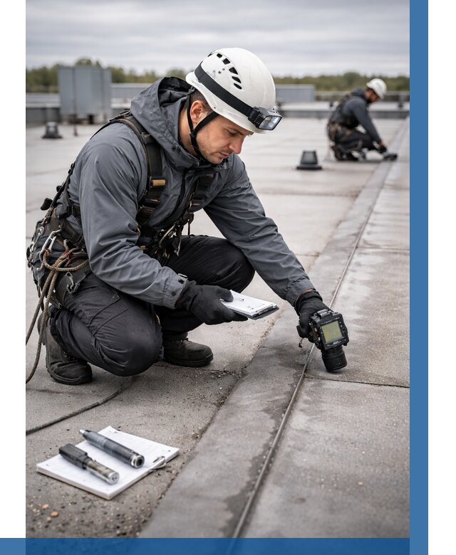 Обследование кровли на протечки в Лысьве от 4616 р. | ВЫСОТНИК-Лсь